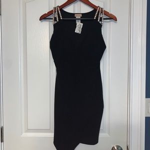 Black cocktail dress
